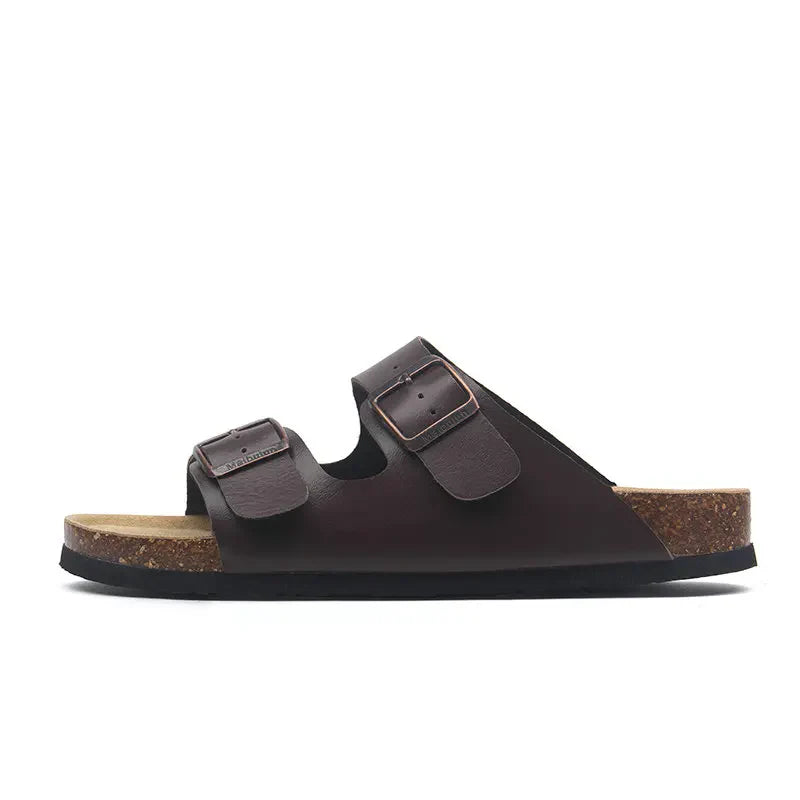 Maibulun Arizona Sandal — Brown Leather