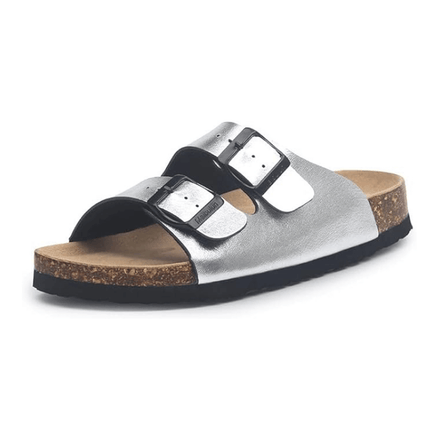 Maibulun Arizona Sandal — Silver Leather
