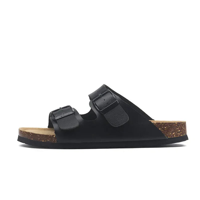Maibulun Arizona Sandal — Black Leather