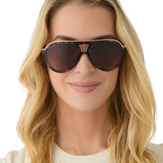 Tosca III Sunglasses — Espresso Tortoise + Brown Gradient Polarized