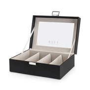 Vanity Case — 4 Pair Black