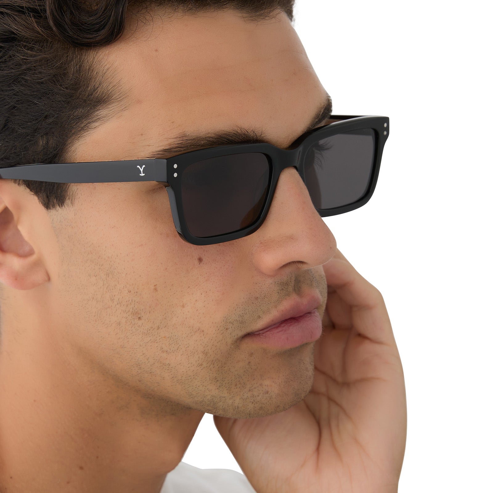 John Dutton Sunglasses — Deep Dutton Black + Grey Polarized
