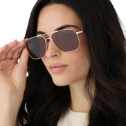 Rip Wheeler Sunglasses — Western Gold + Marbled Brown Polarized