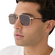 Rip Wheeler Sunglasses — Western Gold + Marbled Brown Polarized