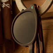 Beth Sunglasses — Warm Sequoia Tortoise + Montana Sky Polarized