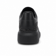 Oversized Sneaker Triple Black Glitter