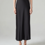 Old Money Silk Skirt