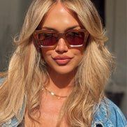 Greer Sunglasses — Tawny Tortoise + Brown