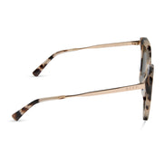 Becky II Sunglasses — Cream Tortoise + Grey Polarized
