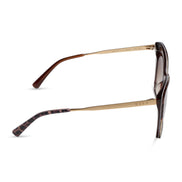 Becky II Sunglasses — Leopard Tortoise + Brown Gradient