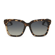 Bella Sunglasses — Espresso Tortoise + Grey Gradient Polarized