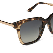Bella Sunglasses — Espresso Tortoise + Grey Gradient Polarized