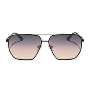 Berkely Sunglasses — Black + Twilight Gradient