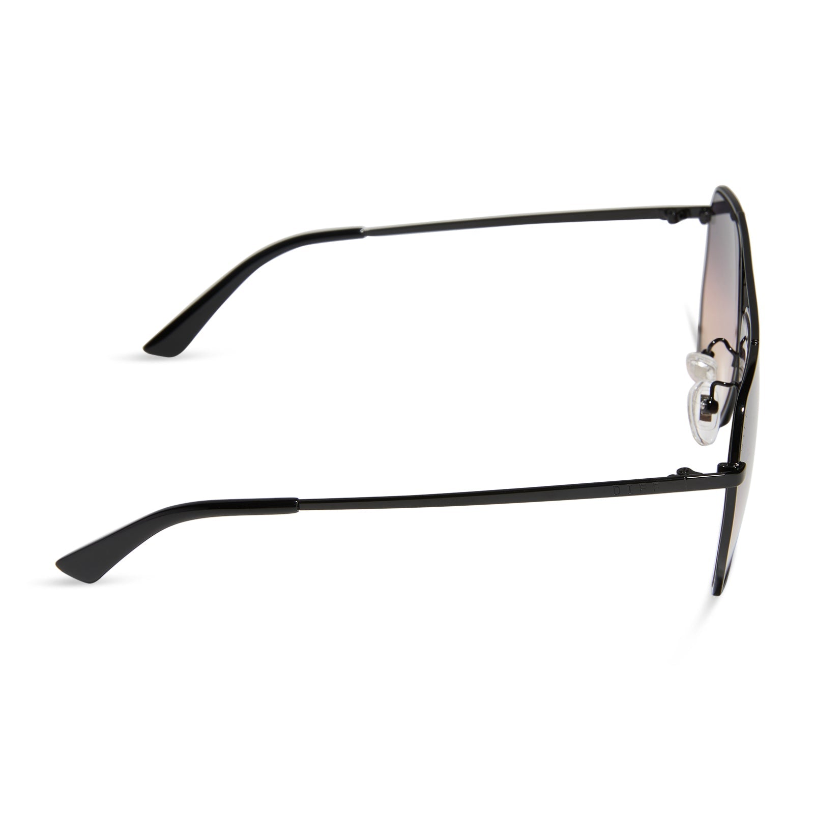 Berkely Sunglasses — Black + Twilight Gradient