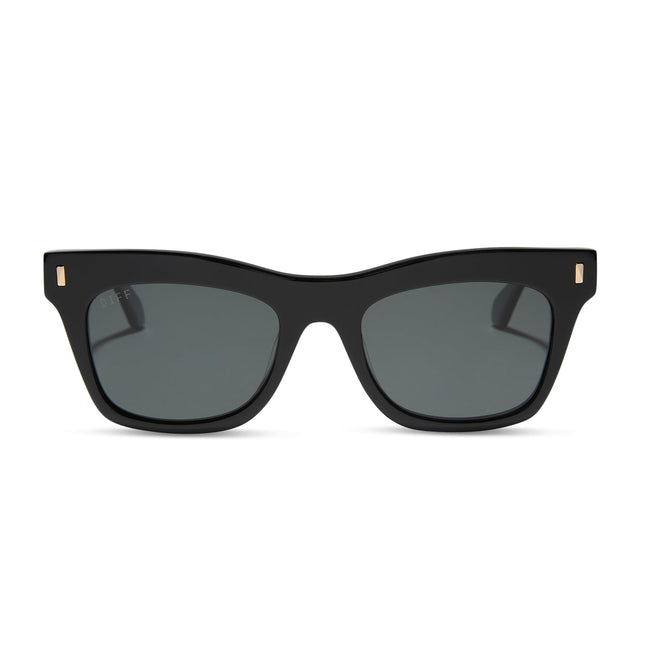 Bradley Sunglasses — Black + Grey Polarized