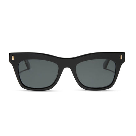 Bradley Sunglasses — Black + Grey Polarized