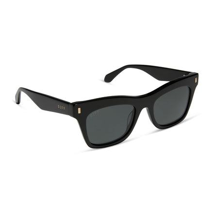 Bradley Sunglasses — Black + Grey Polarized