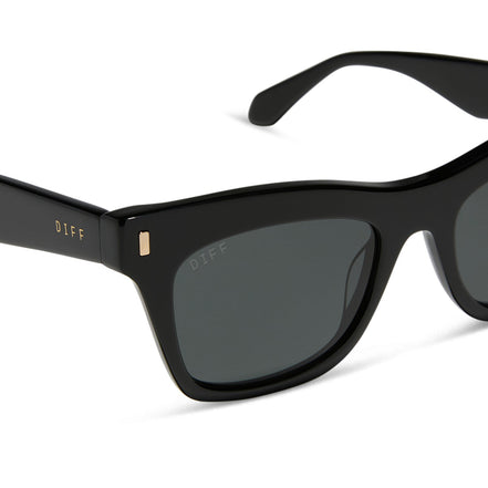Bradley Sunglasses — Black + Grey Polarized