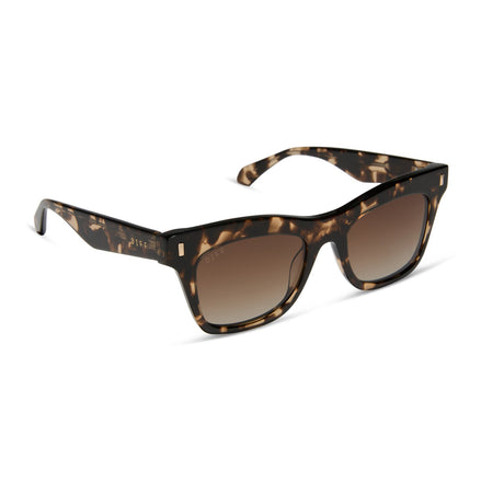 Bradley Sunglasses — Espresso Tortoise + Brown Gradient Polarized