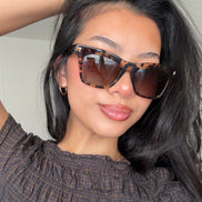 Bradley Sunglasses — Espresso Tortoise + Brown Gradient Polarized