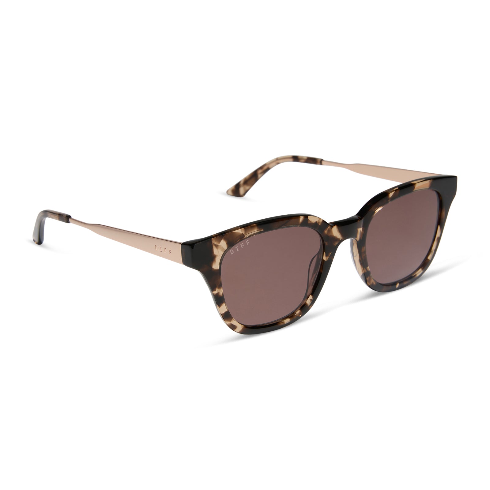 Bridget Sunglasses — Espresso Tortoise + Brown Polarized