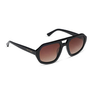 Collins Sunglasses — Black + Brown Gradient Polarized
