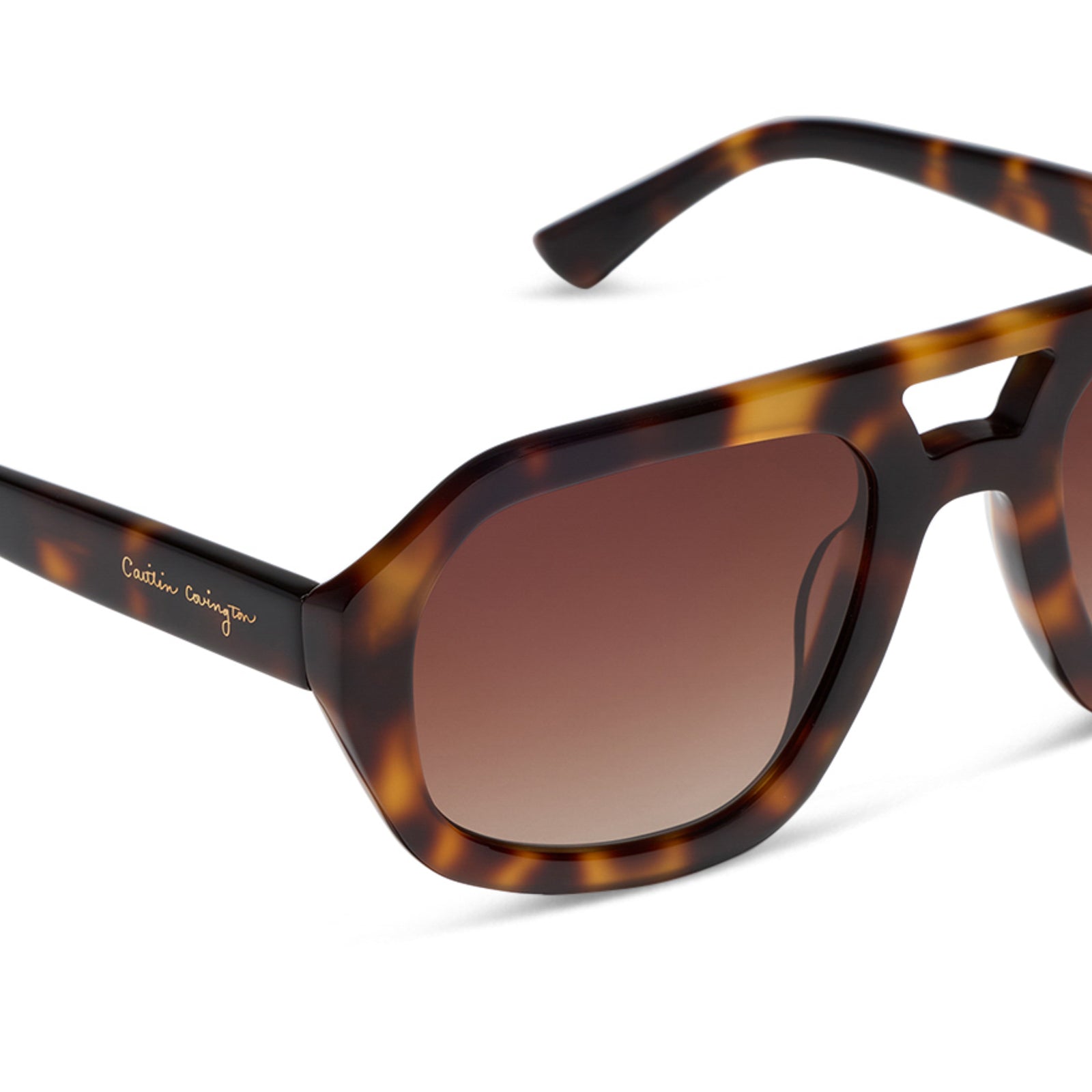 Collins Sunglasses — Spotted Tortoise + Brown Gradient Polarized