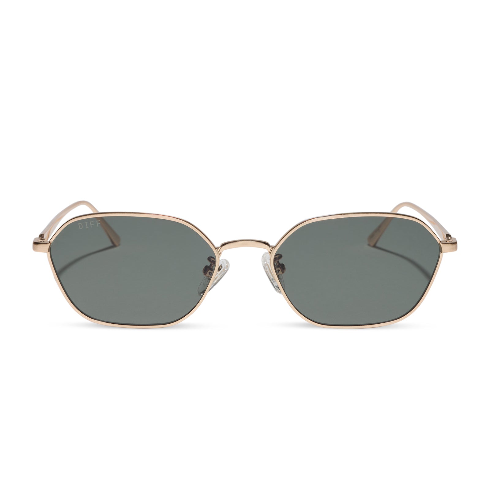 Kennedy Sunglasses — Brushed Gold + G15