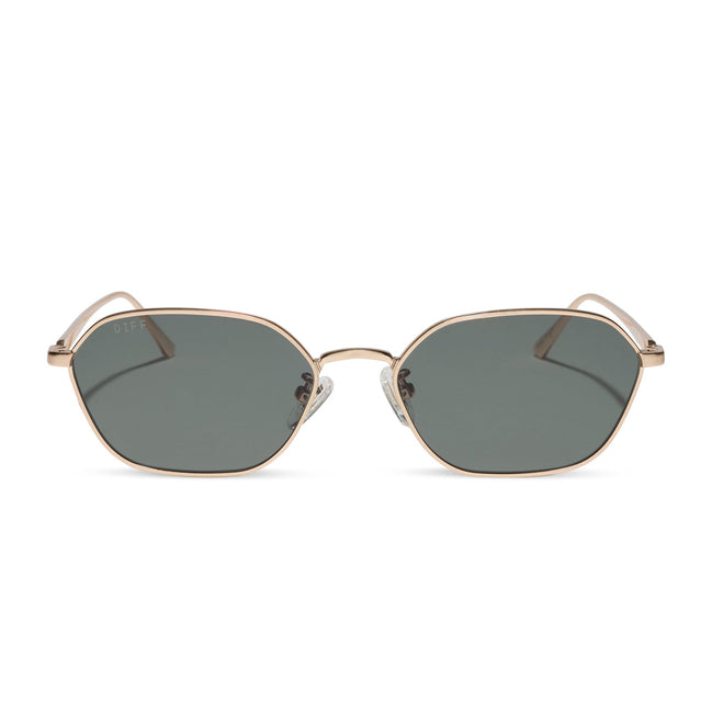 Kennedy Sunglasses — Brushed Gold + G15