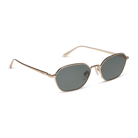 Kennedy Sunglasses — Brushed Gold + G15