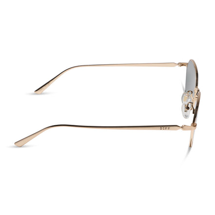 Kennedy Sunglasses — Brushed Gold + G15