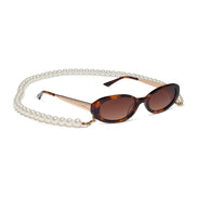 Nancy Sunglasses — Spotted Tortoise + Brown Gradient Polarized