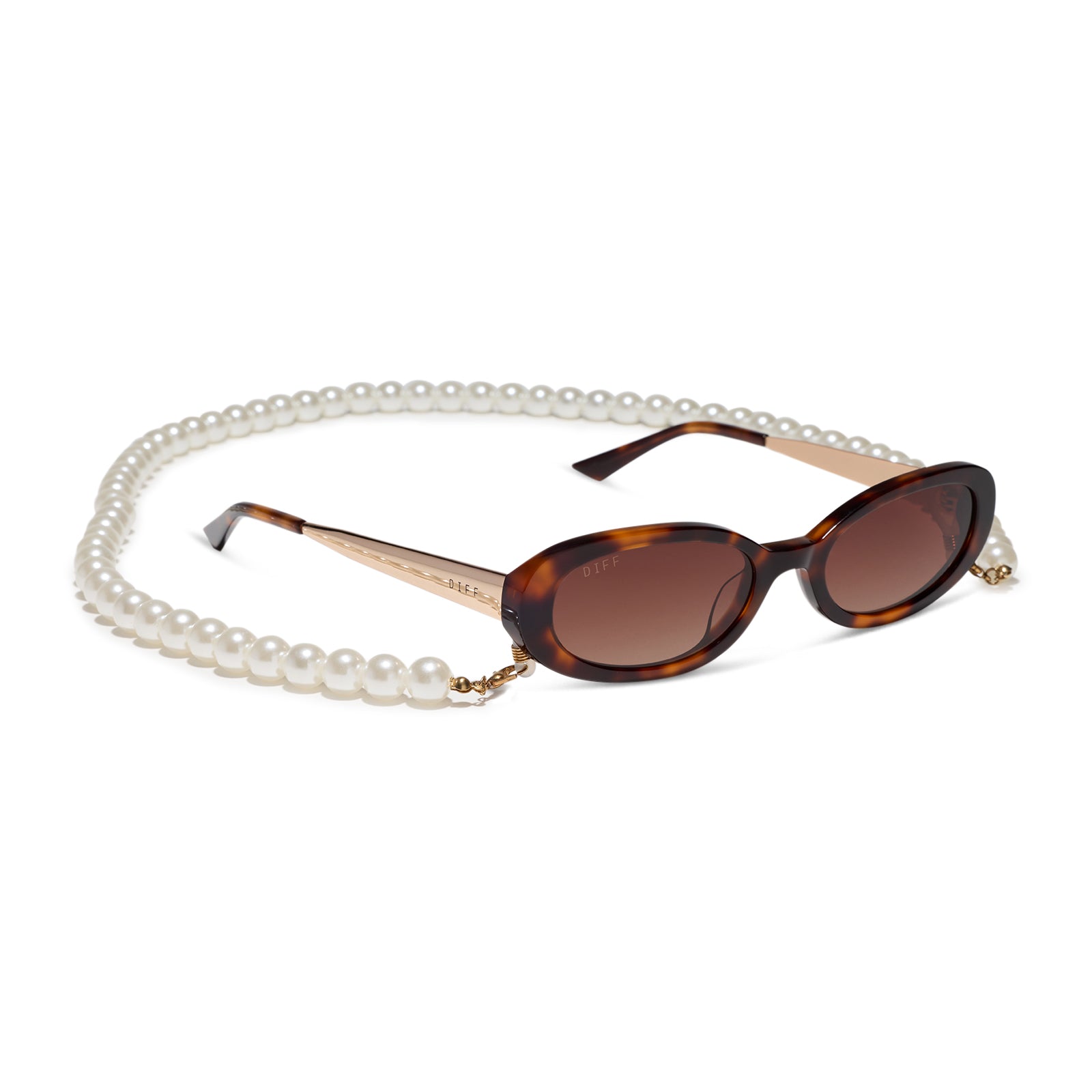 Nancy Sunglasses — Spotted Tortoise + Brown Gradient Polarized