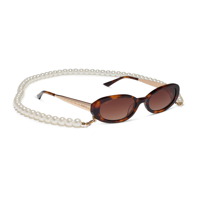 Nancy Sunglasses — Spotted Tortoise + Brown Gradient Polarized
