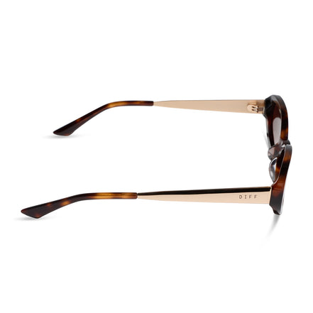 Nancy Sunglasses — Spotted Tortoise + Brown Gradient Polarized
