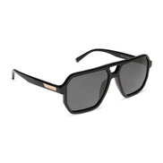Cameron Sunglasses — Black + Grey Polarized