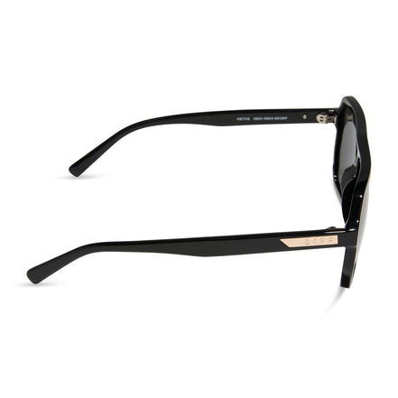 Cameron Sunglasses — Black + Grey Polarized