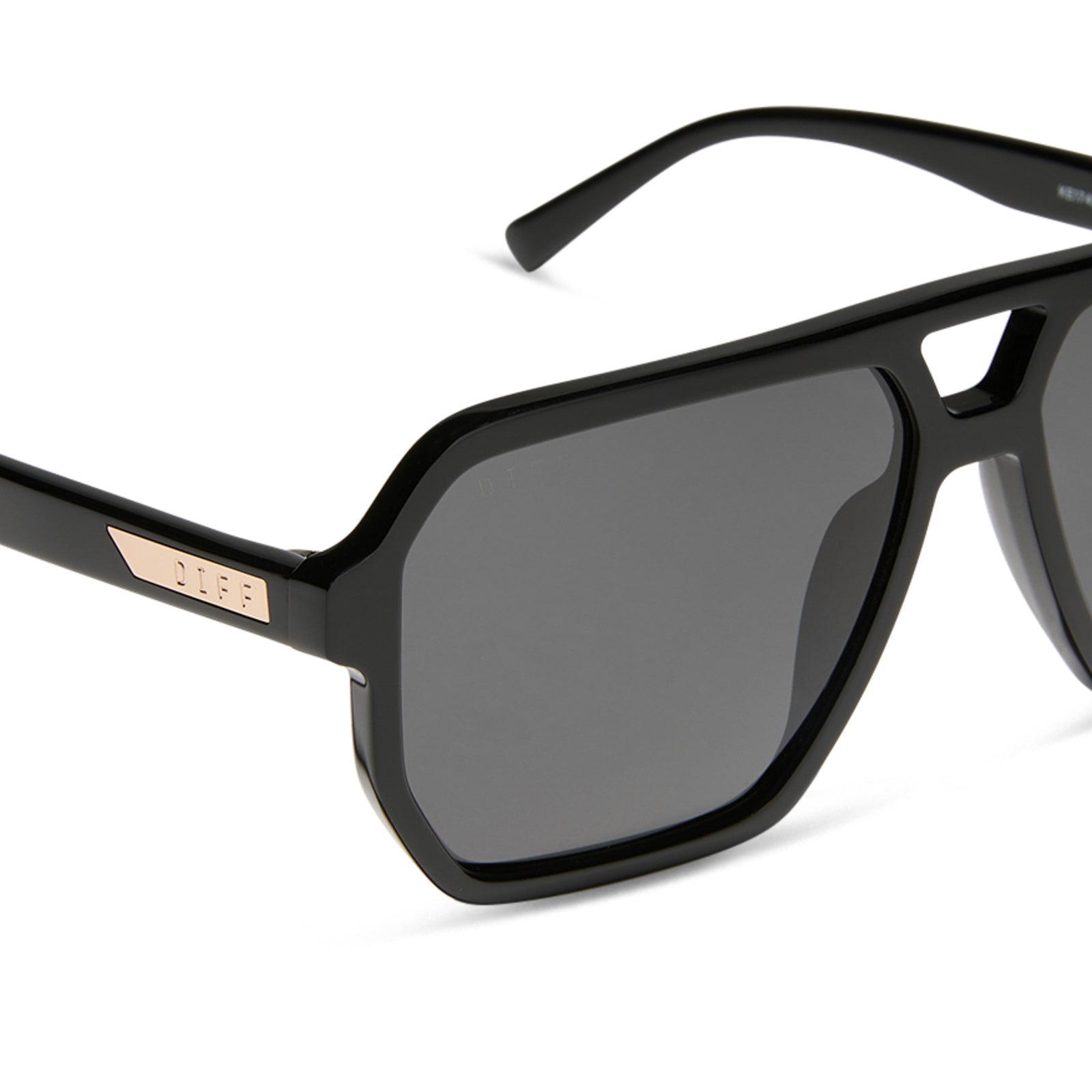 Cameron Sunglasses — Black + Grey Polarized