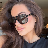 Cameron Sunglasses — Black + Grey Polarized
