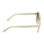 Cameron Sunglasses — Courtside Ivory + Brown Gradient Polarized
