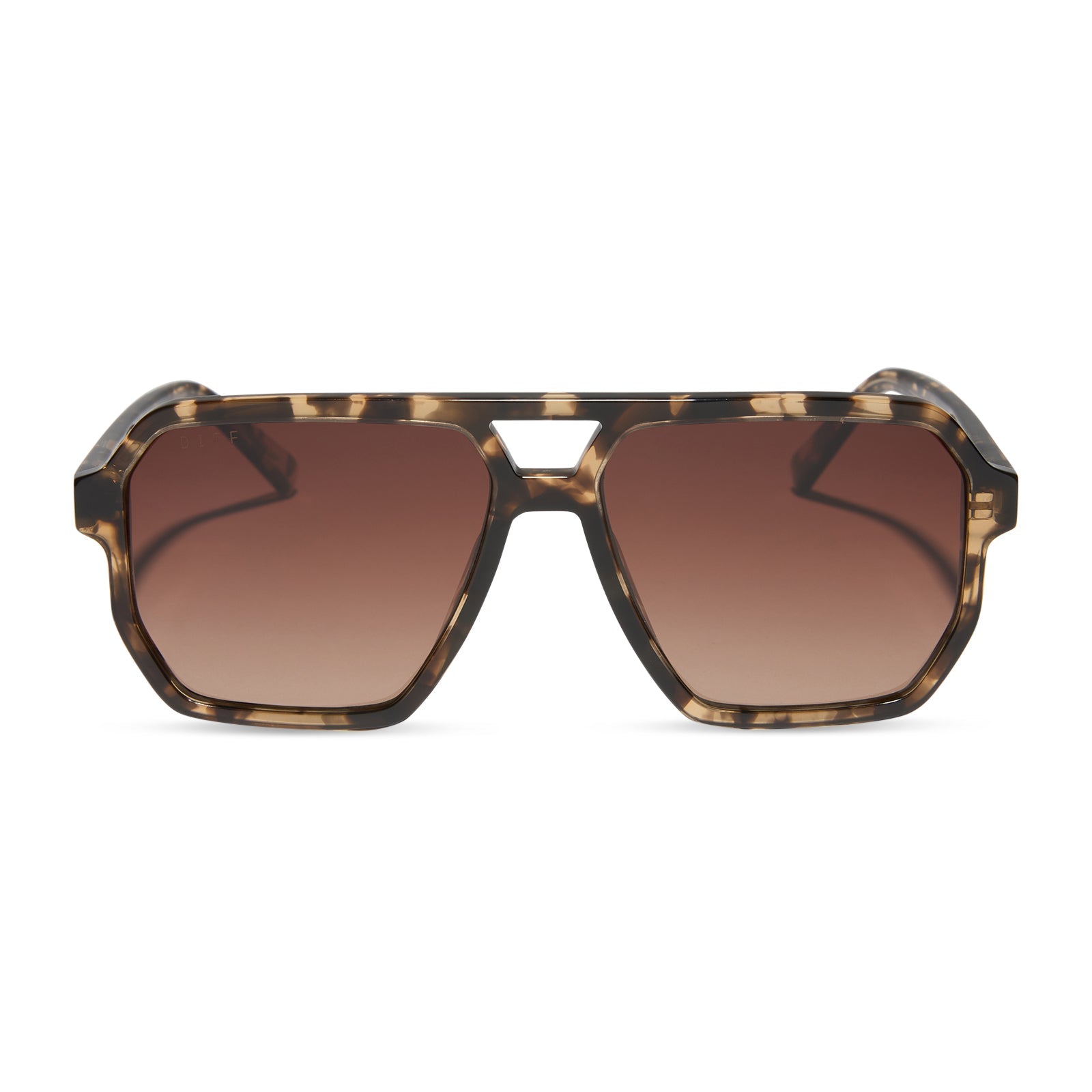 Cameron Sunglasses — Espresso Tortoise + Brown Gradient Polarized