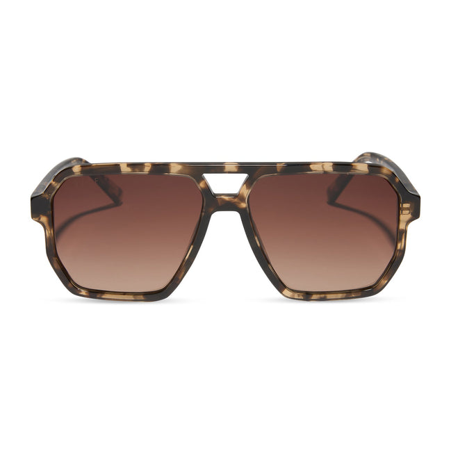 Cameron Sunglasses — Espresso Tortoise + Brown Gradient Polarized