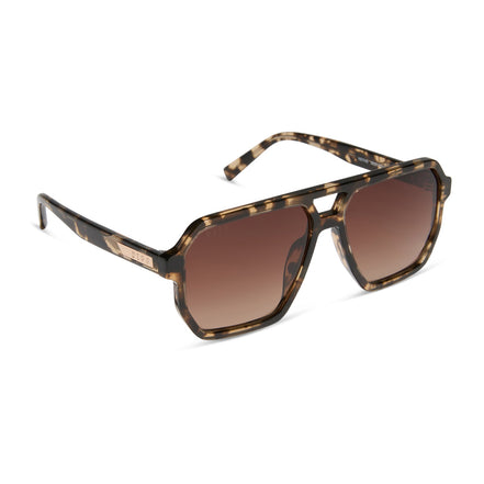Cameron Sunglasses — Espresso Tortoise + Brown Gradient Polarized