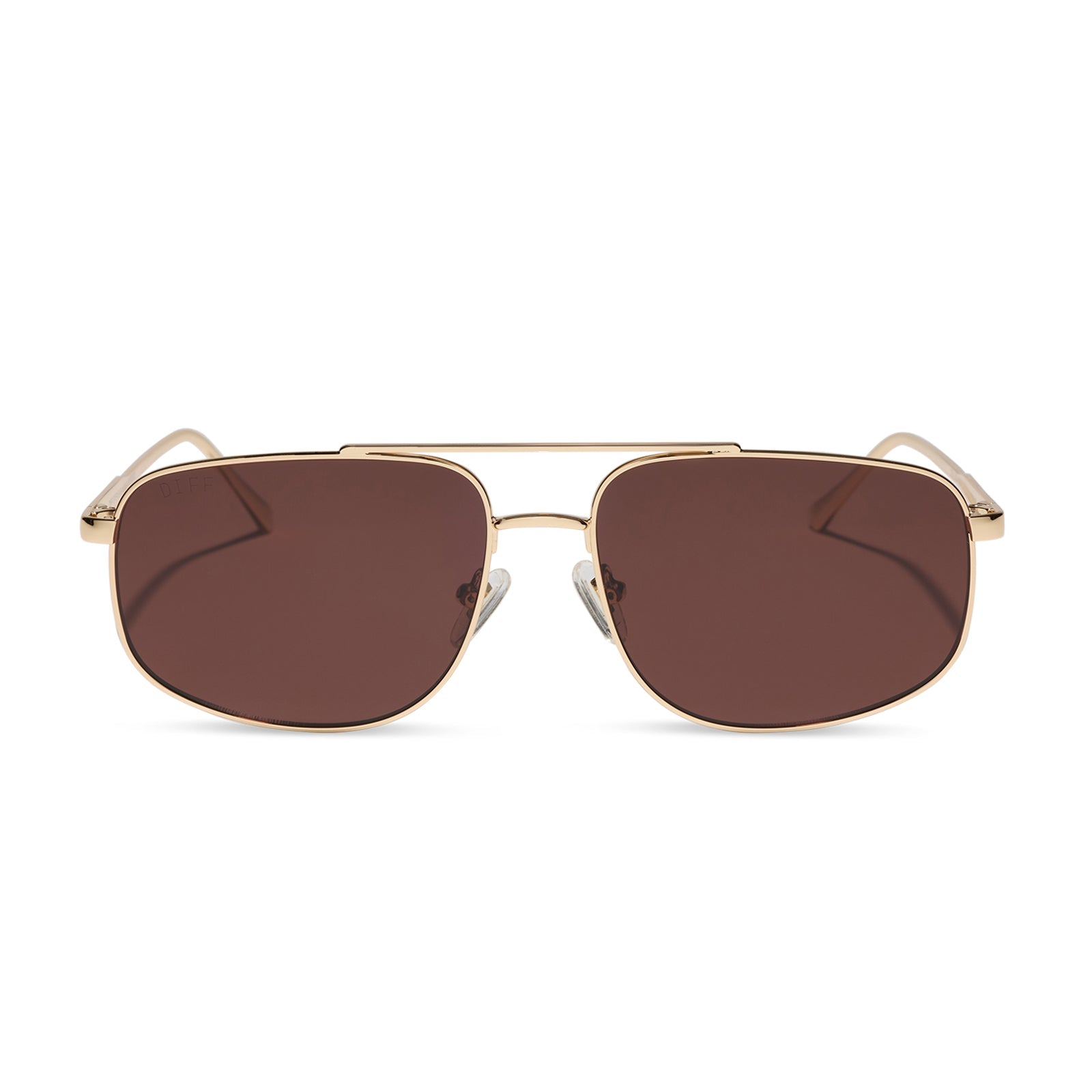 Charley Sunglasses — Gold + Brown Polarized