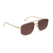 Charley Sunglasses — Gold + Brown Polarized