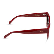 Emily Sunglasses — Red + Grey Polarized