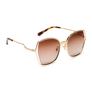 Donna III Sunglasses — Gold + Brown Gradient Polarized