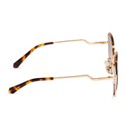 Donna III Sunglasses — Gold + Brown Gradient Polarized