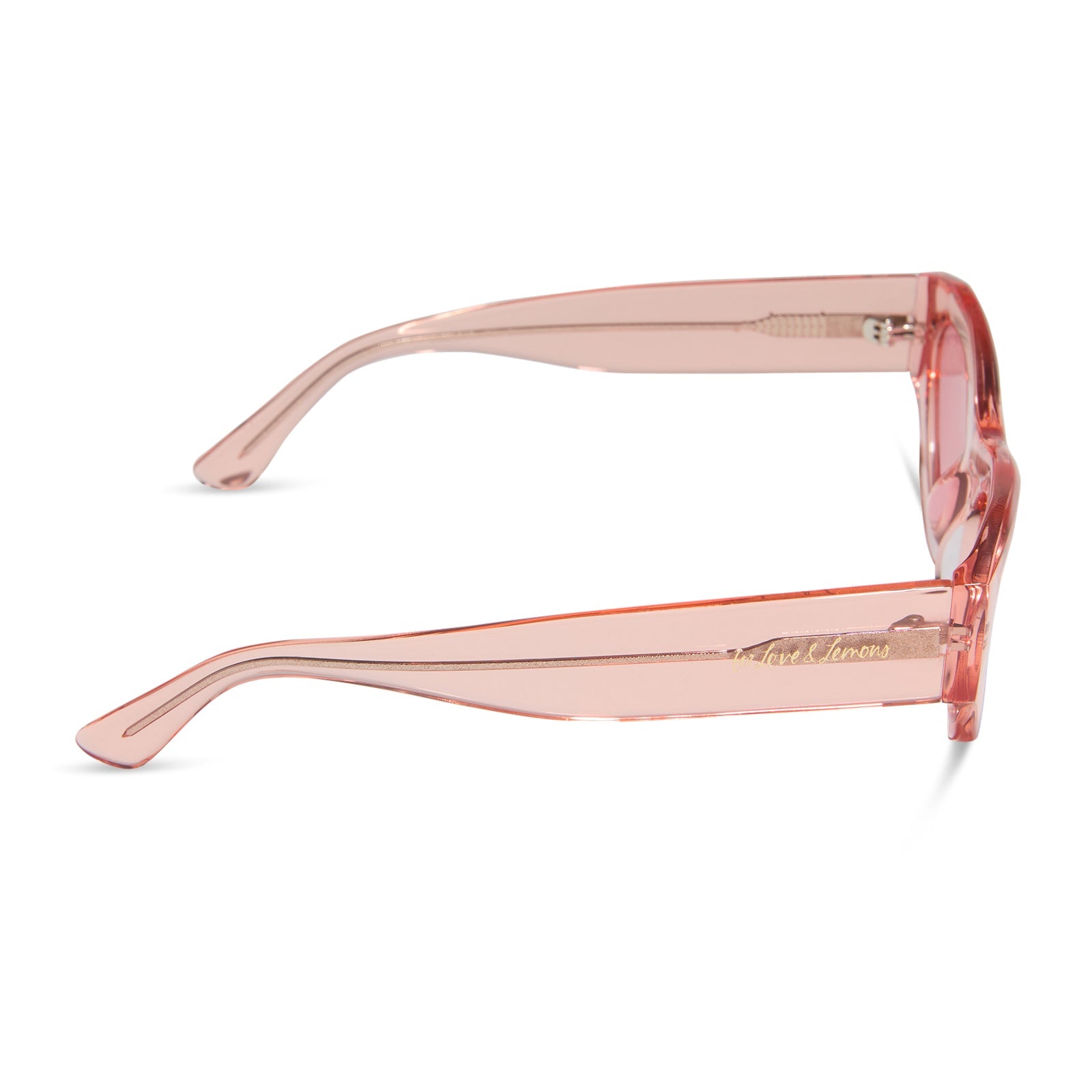 Lucy Sunglasses — Pastel Pink + Rose