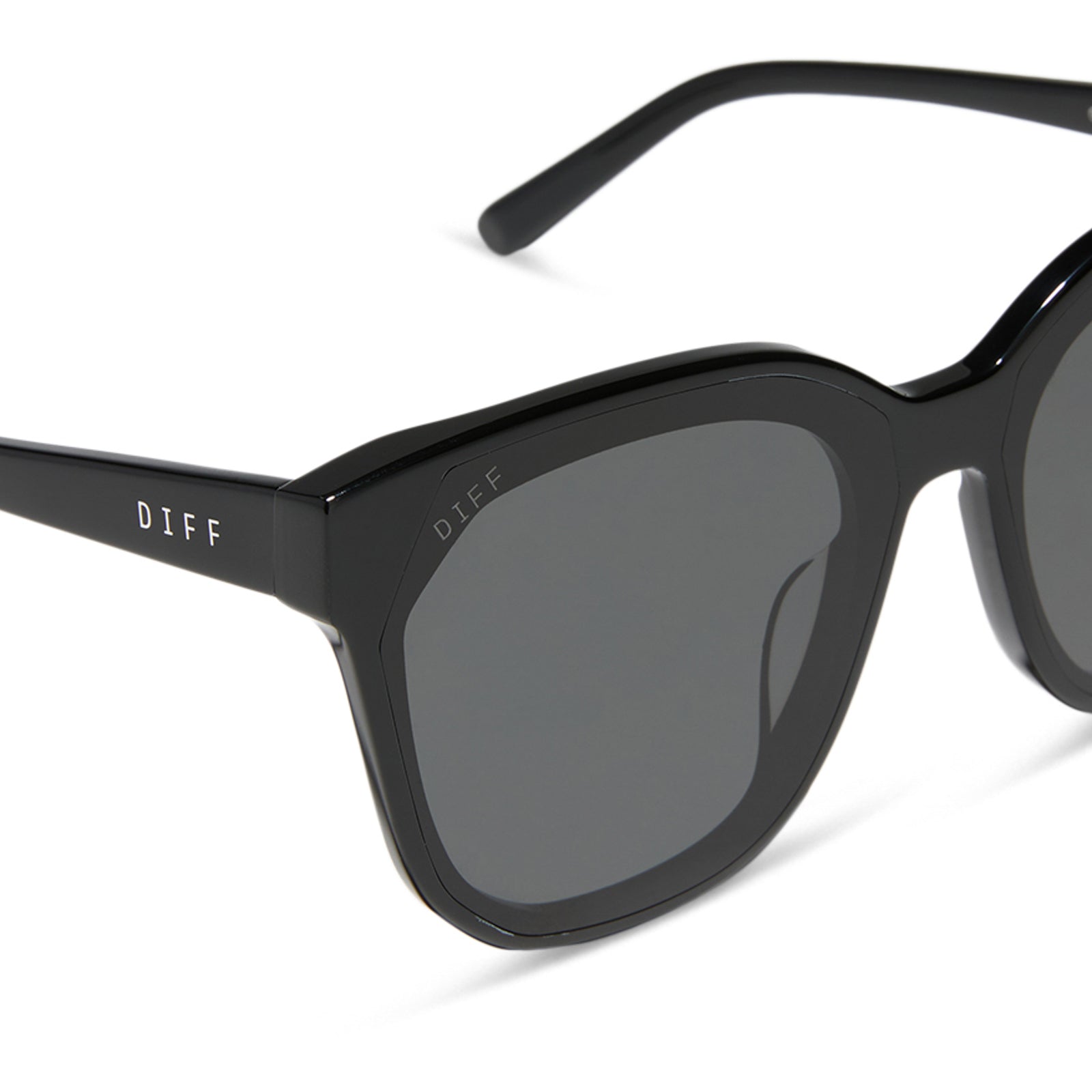 Gia Sunglasses — Black + Grey